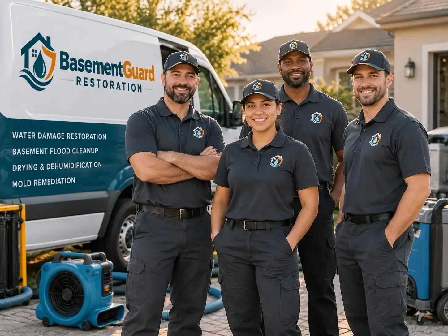 Basement Water Damage Restoration company in Marne, MI